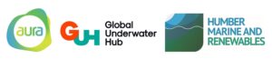 The Aura, Global Underwater Hub and Humber Marine and Renewables logos